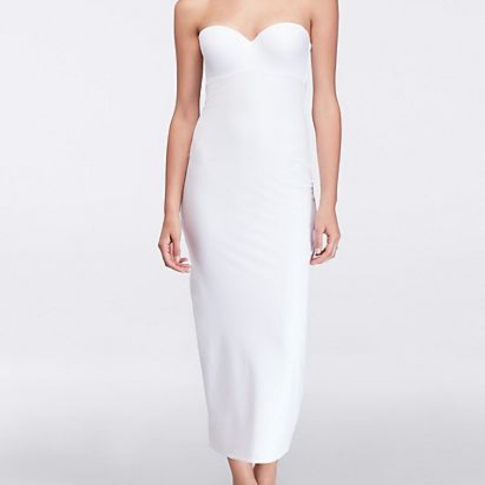 David's Bridal strapless shaping slips